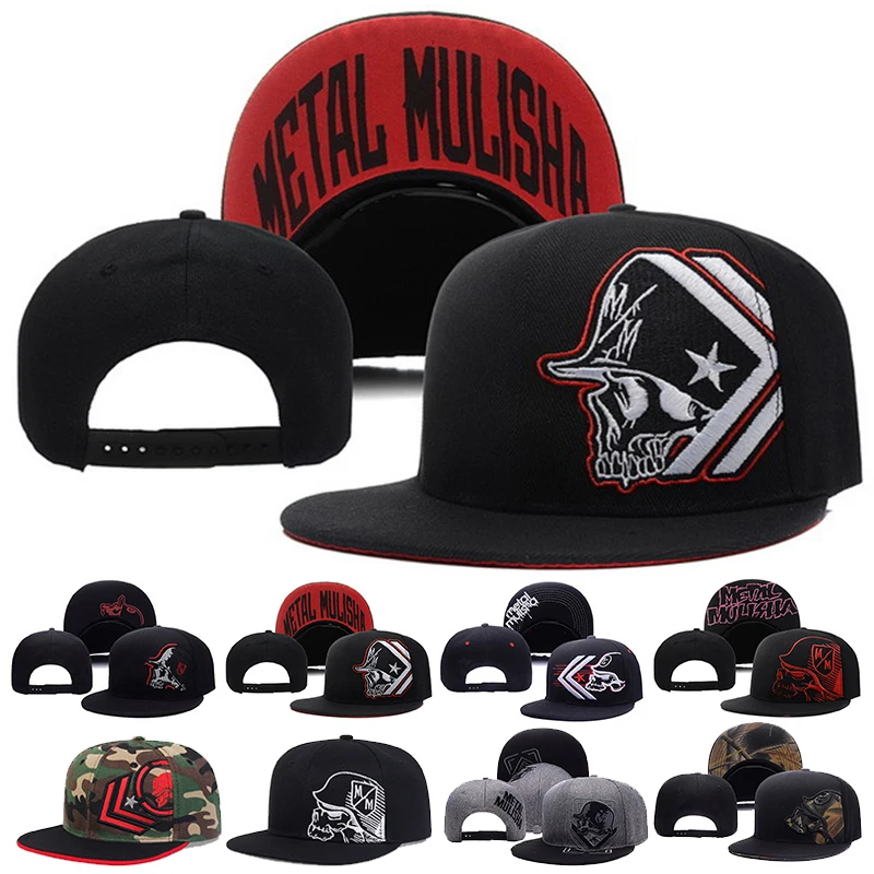 Snapback Hat Flat - Cappellino da Baseball Unisex con Ricamo