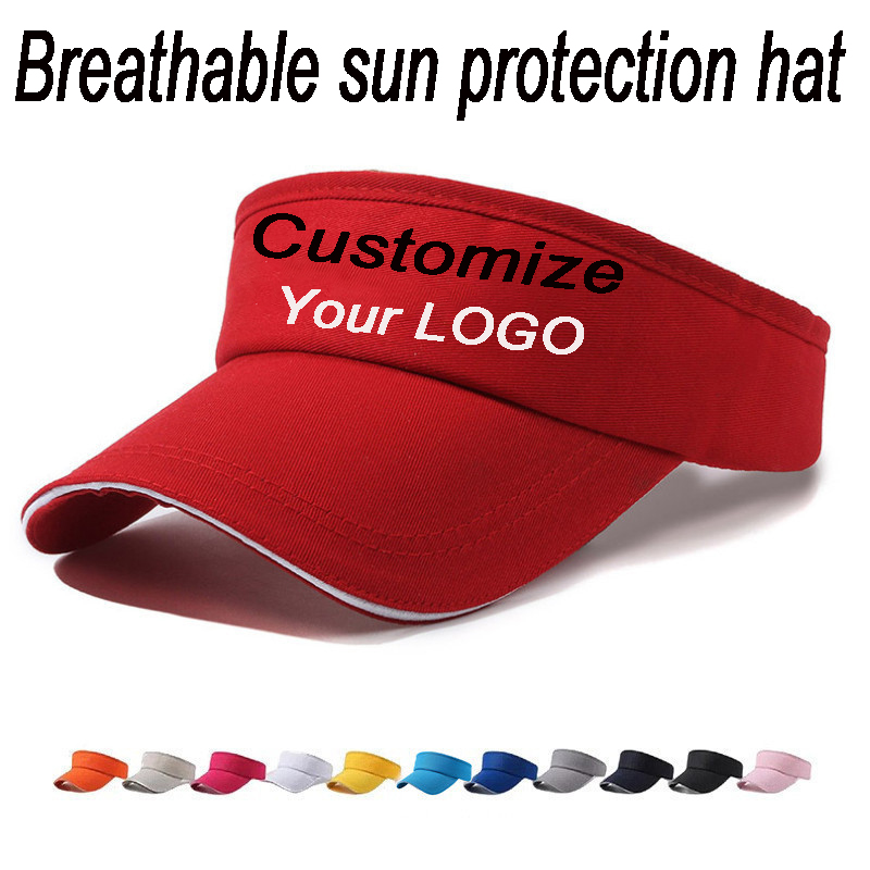 Visor Sun Hat - Visiera Parasole Personalizzabile con Logo, Traspirante