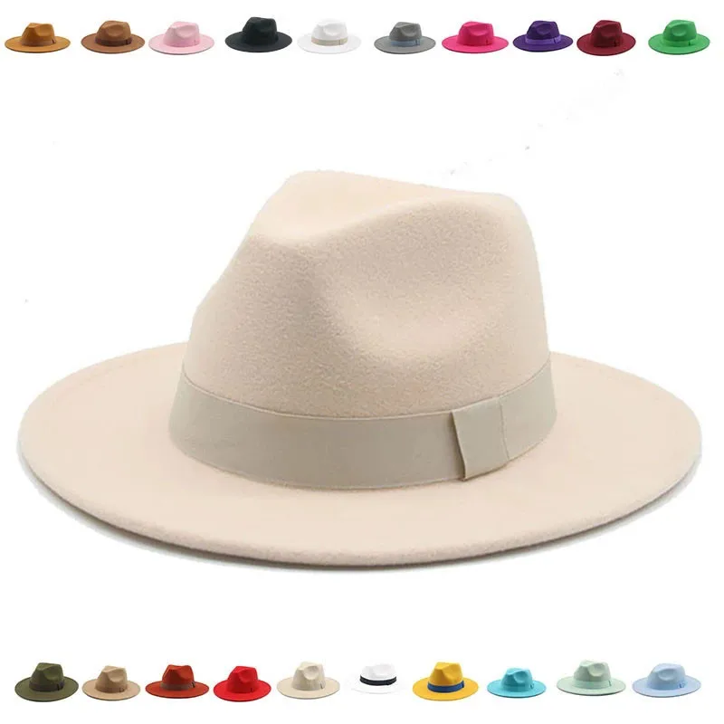 Fedora Hat Wool - Cappello Fedora da Donna Invernale con