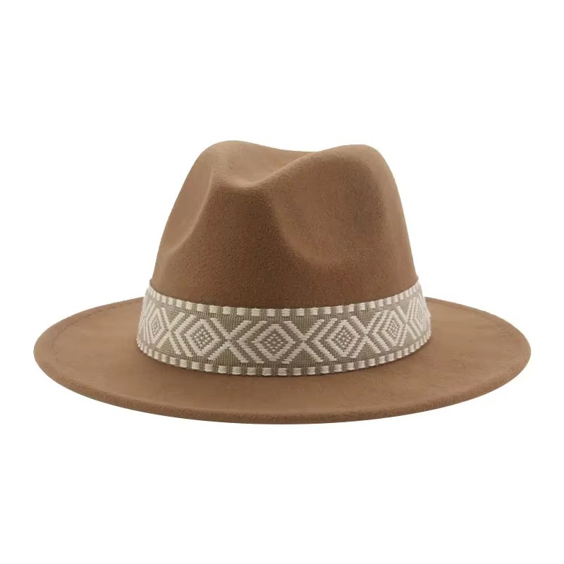 Fedora Hat Wool - Cappello Panama Cappelli da cowboy occidentali