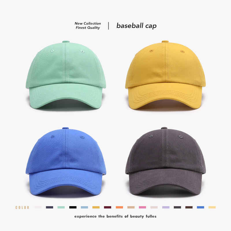 Dad Hat Cotton - Cappello da Baseball Estivo Casual Regolabile