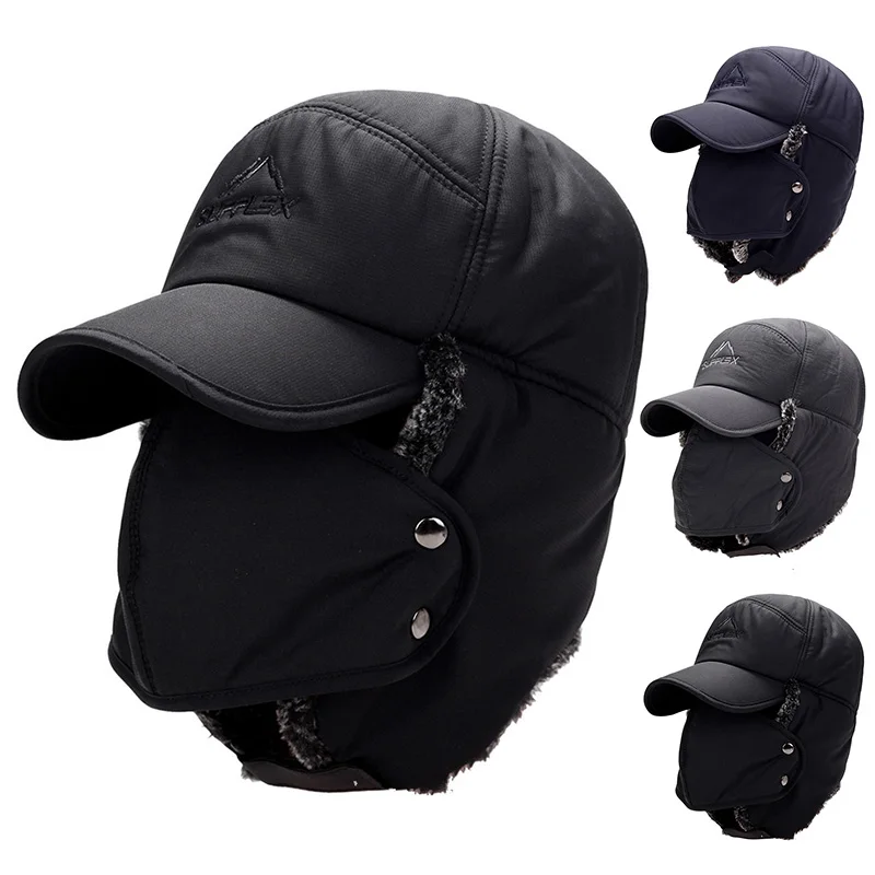Trapper Hat Ear Flap - Cappello Invernale in Pelliccia Sintetica Caldo