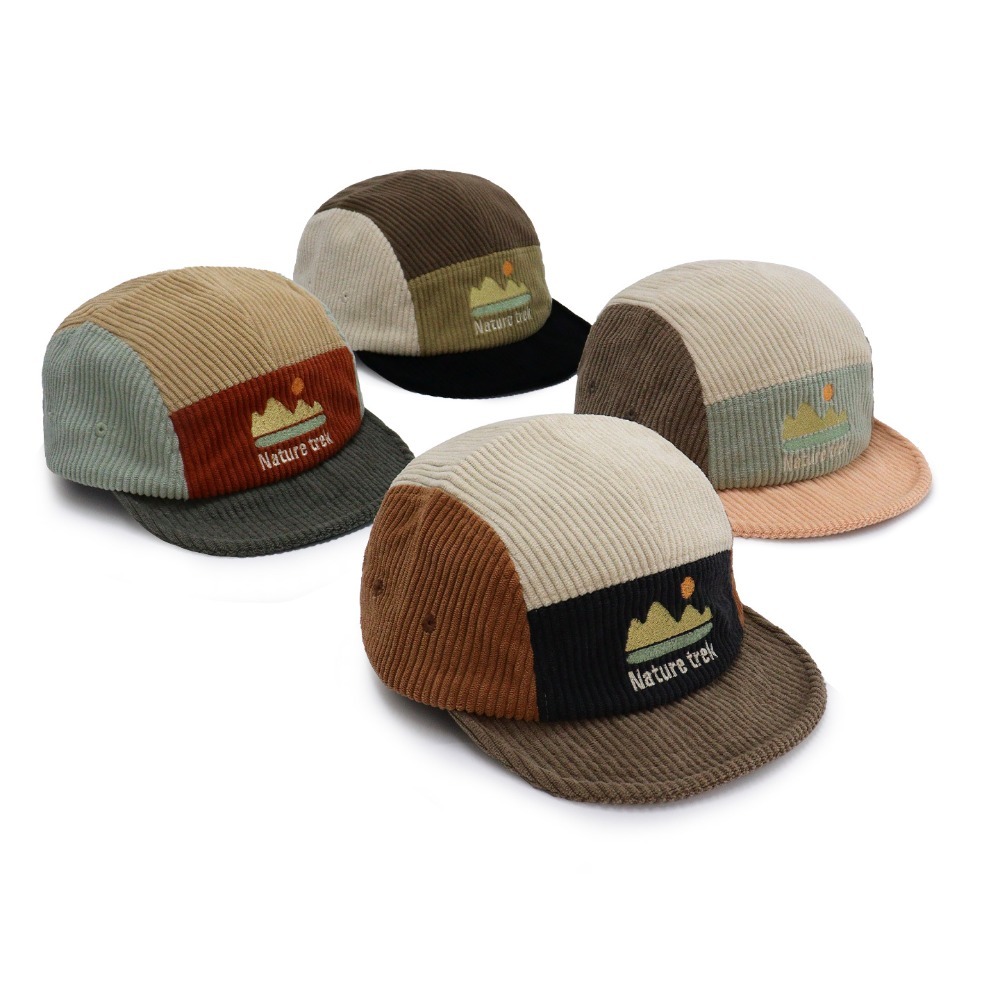 Corduroy Cap 5 Panel - Cappello a 5 Pannelli con Visiera