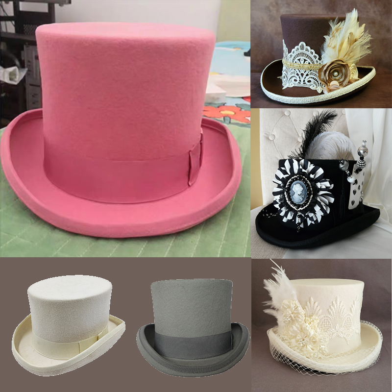 Fedora Hat Wool - Cappello da uomo nuovo Cappello Fedora