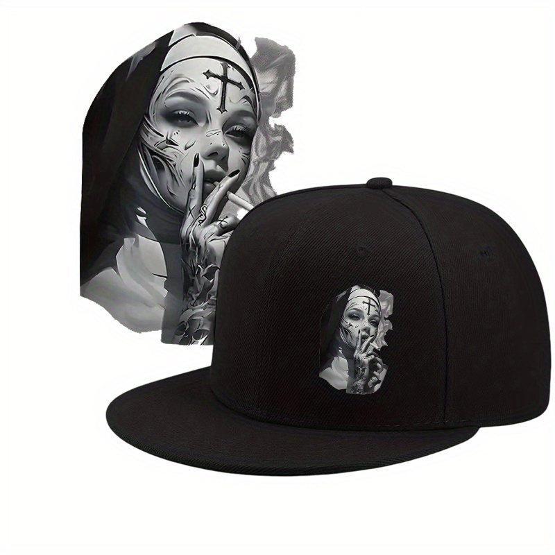 Snapback Hat Flat - Cappello da Baseball alla Moda con