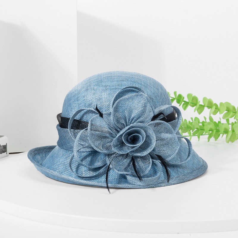 Sun Hat Wide Brim - Cappello da Sole Trendy in Organza