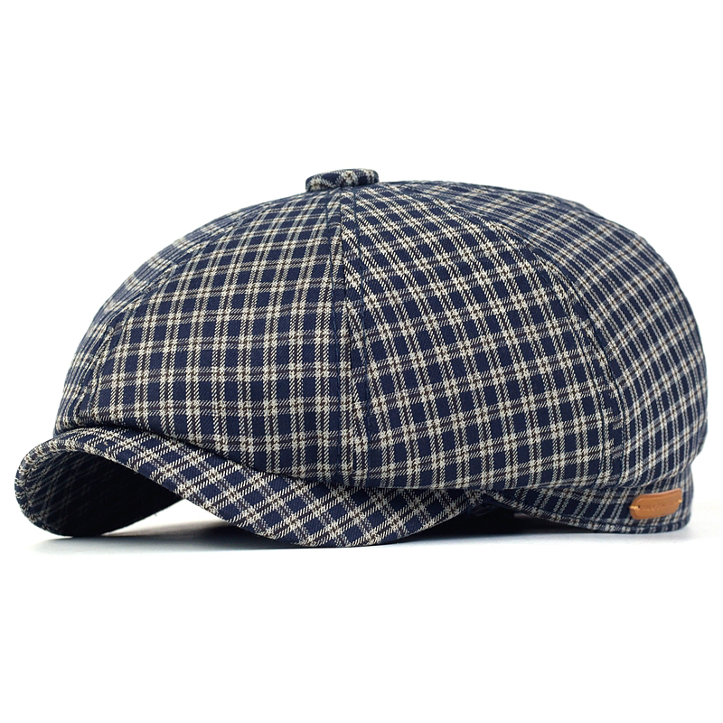 Newsboy Cap Ivy - Berretto da strillone scozzese primavera estate