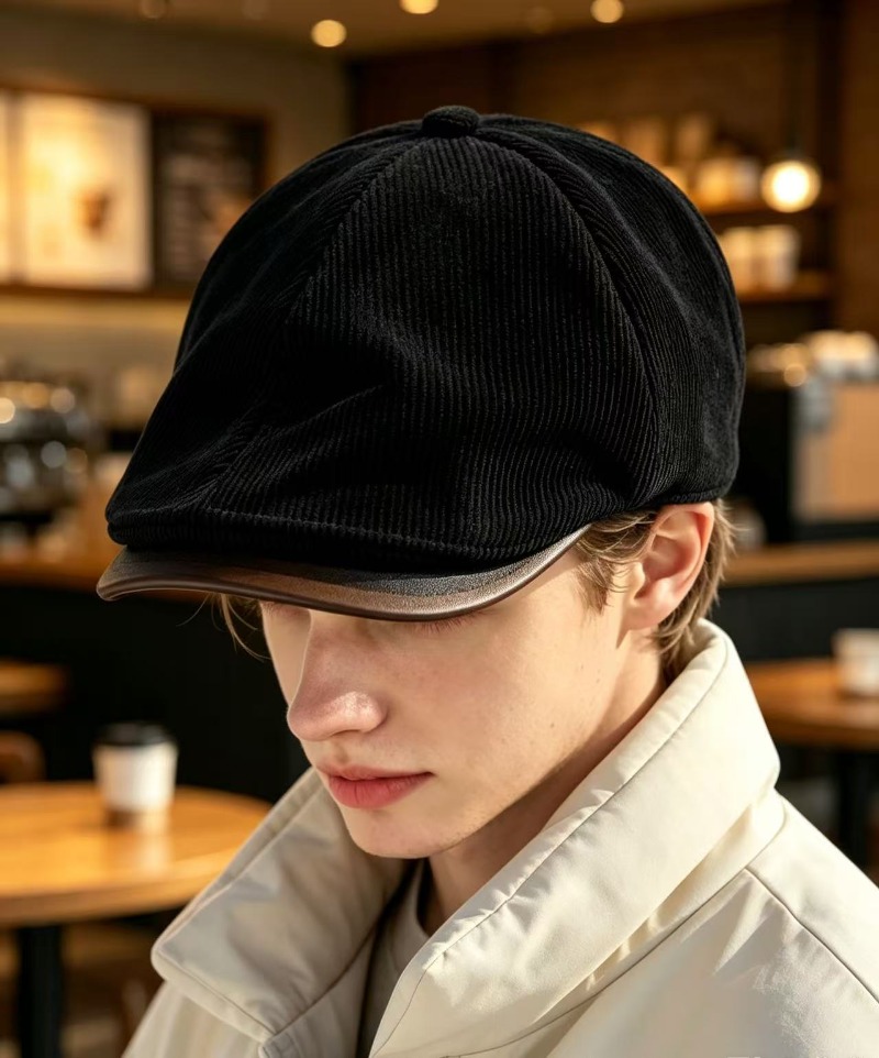 Newsboy Cap Ivy - Cappello da Uomo Vintage in Corduroy