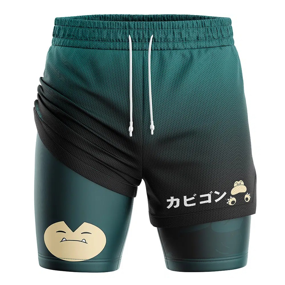 Running Cap Lightweight - Bandai Pocket Monster Snorlax Anime Pantaloncini