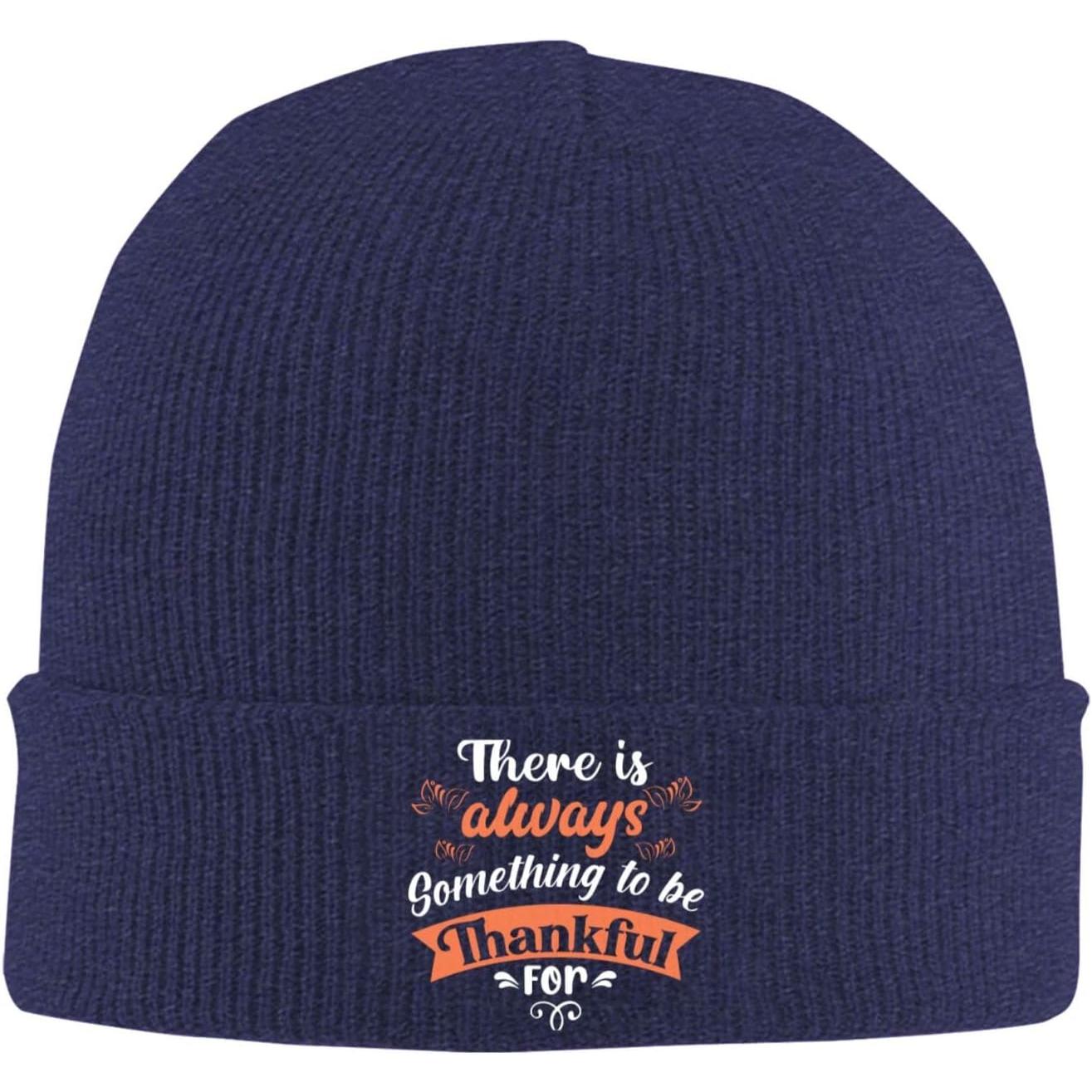 Beanie Cuffed Knit - C'è sempre qualcosa di essere grato