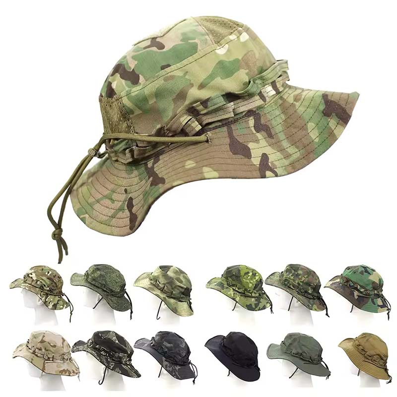 Boonie Hat Tactical - Cappelli Boonie Tattici Mimetici per Campeggio,