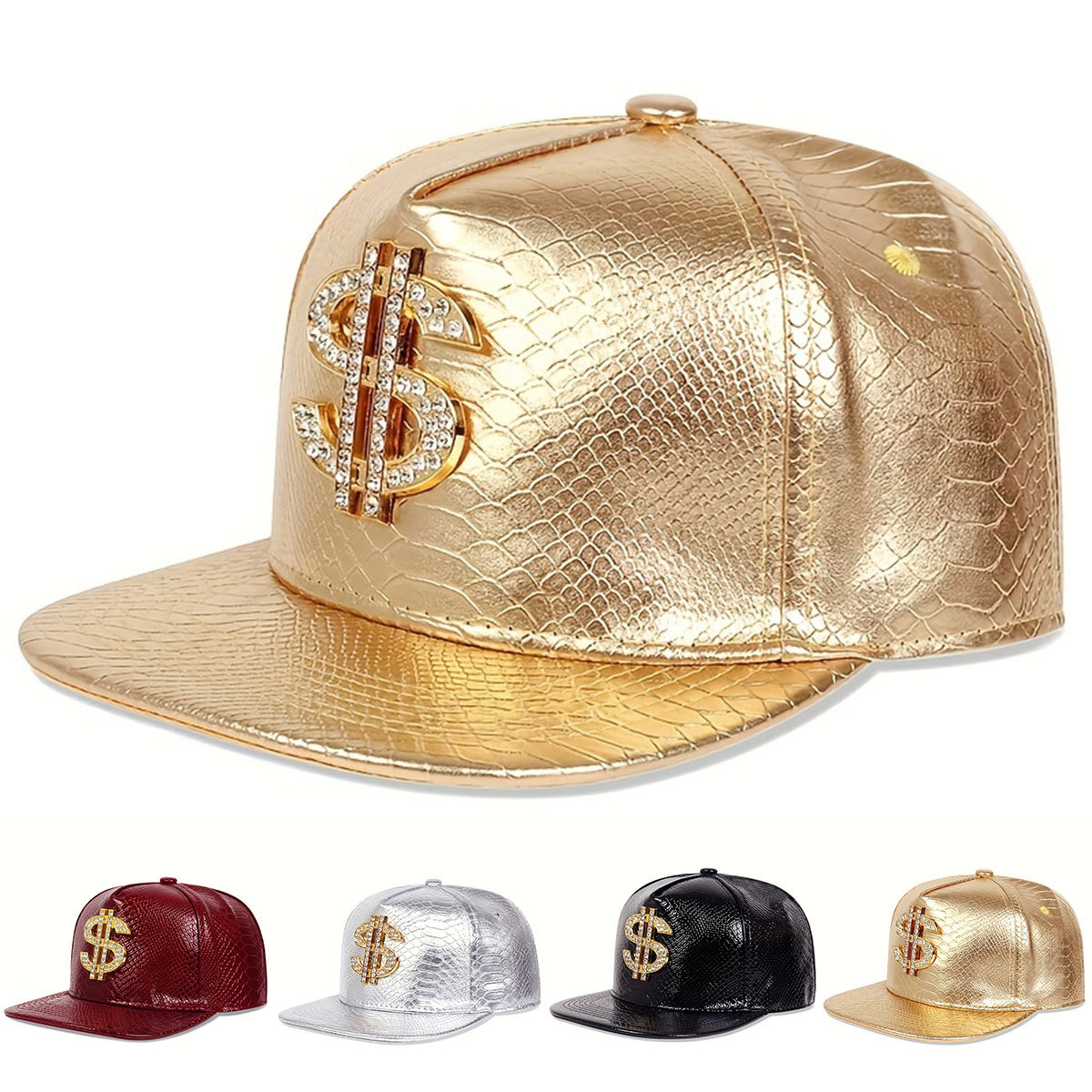 Baseball Cap Structured - Cappellino da Baseball in Pelle con