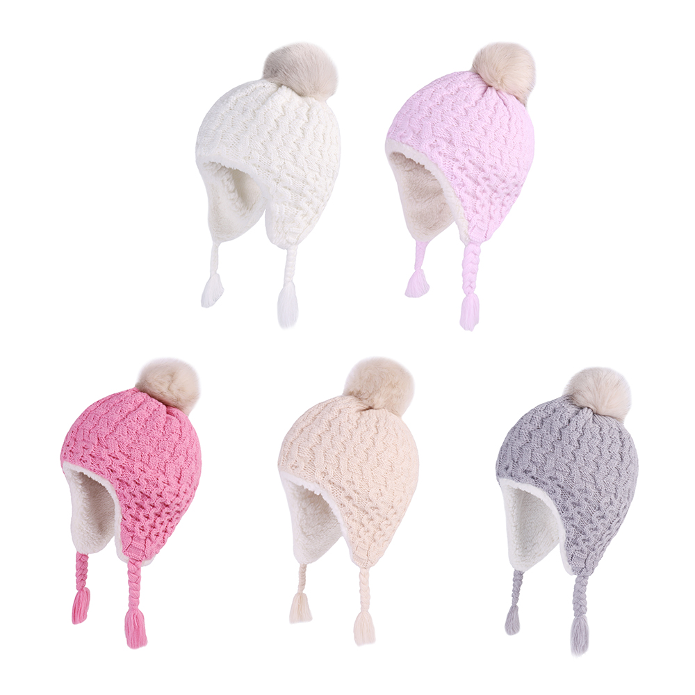 Trapper Hat Ear Flap - Cappelli con paraorecchie in maglia invernale