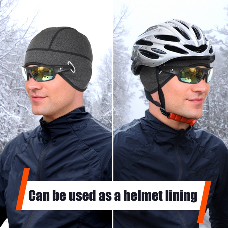 Skull Cap Helmet Liner - Berretto caldo da ciclismo invernale Fodera