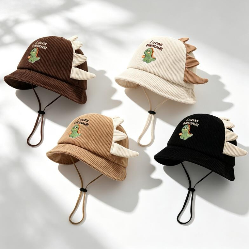 Bucket Hat Cotton - Cappello da Sole per Bambini Carino,