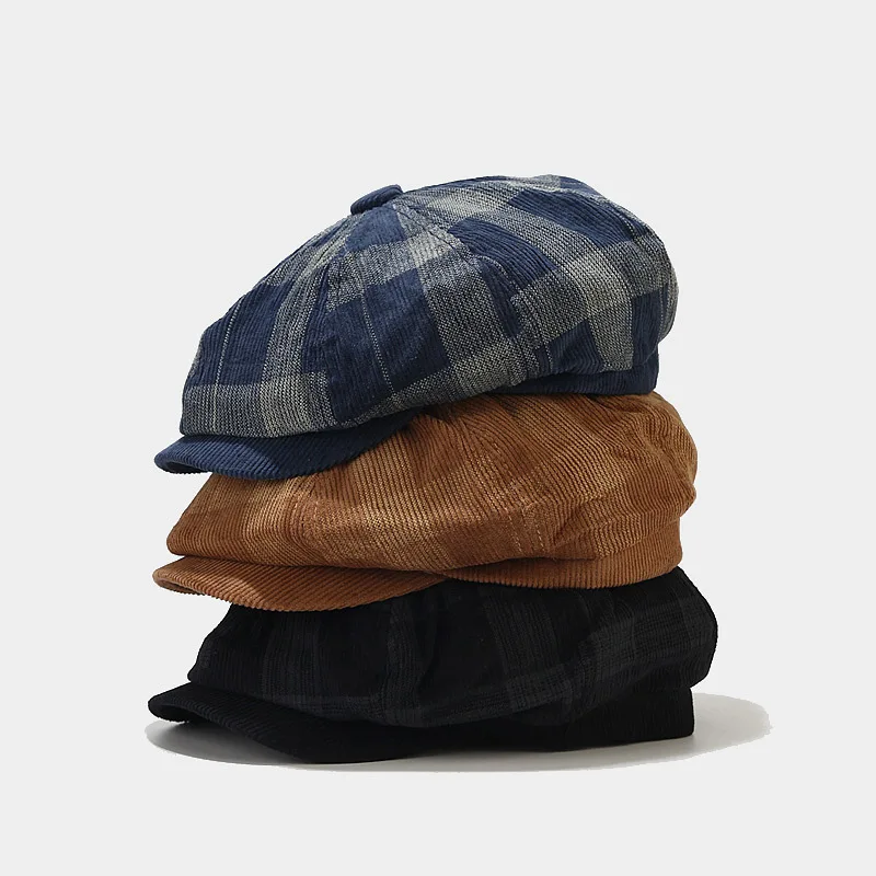 Newsboy Cap Ivy - Velluto a coste Uomo Donna Gioventù