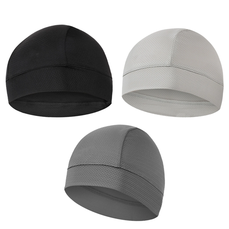 Skull Cap Helmet Liner - Berretto estivo con teschio in rete