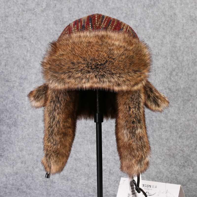 Trapper Hat Ear Flap - B-8433 uomo Bomber cappello Rex coniglio