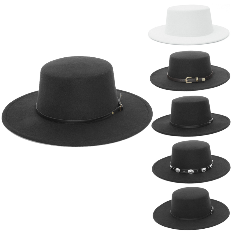 Fedora Hat Wool - Elegante cappello Fedora a tesa larga
