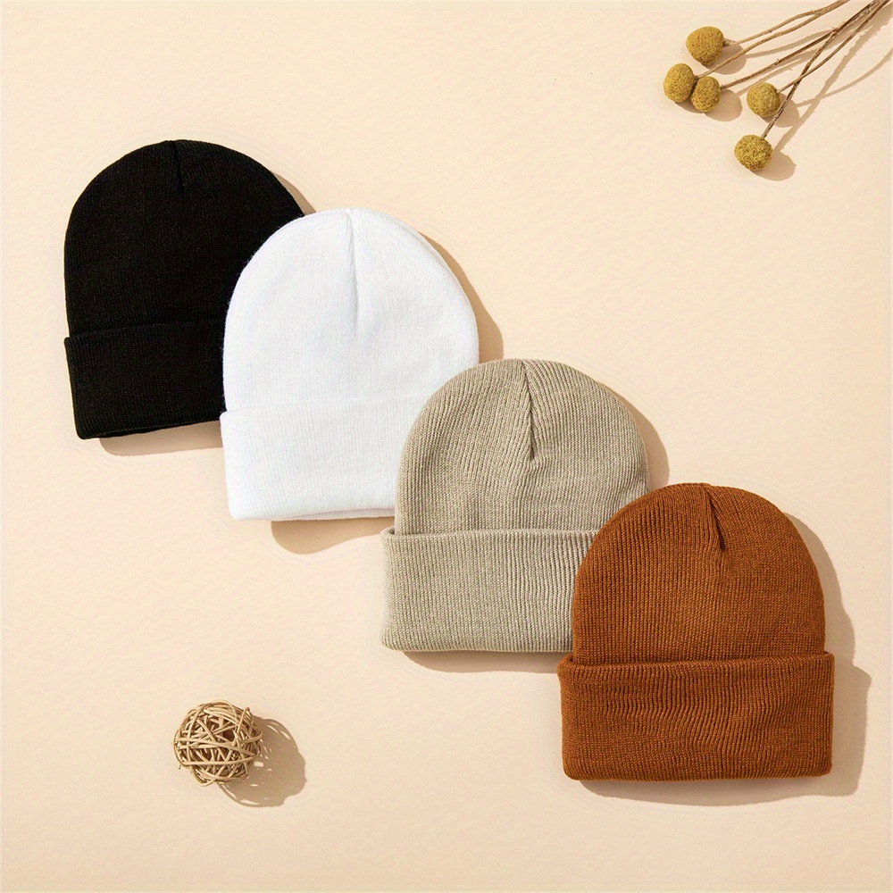 Beanie Cuffed Knit - Berretto con risvolto in maglia per