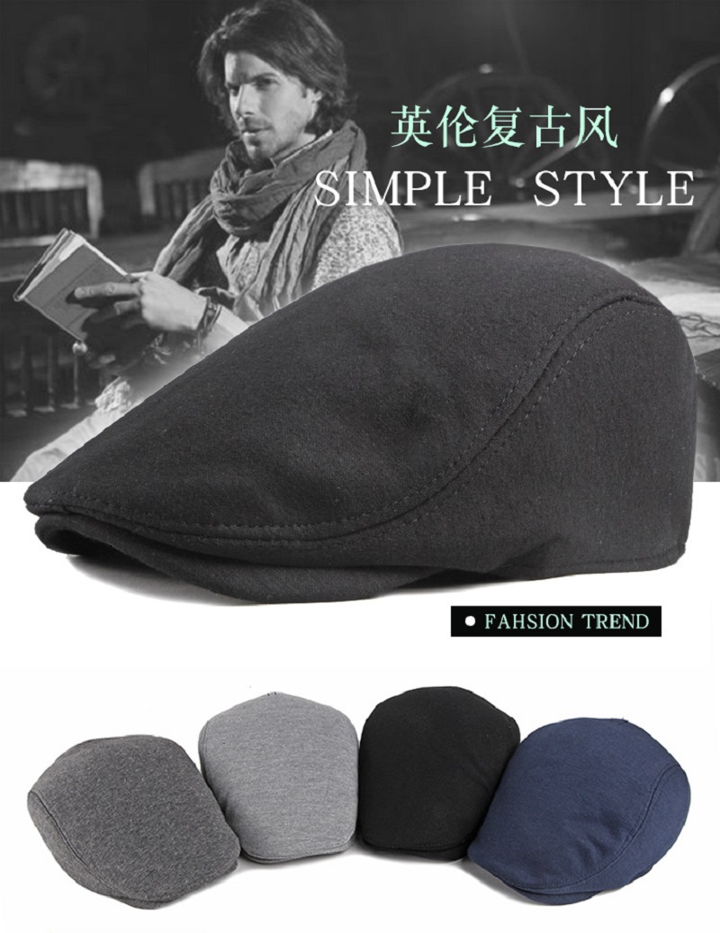 Newsboy Cap Ivy - Berretto piatto da strillone in misto