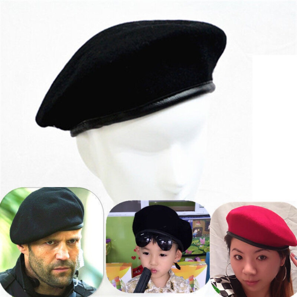 Beret French Wool - Nuovo berretto uniforme Unisex uomo donna