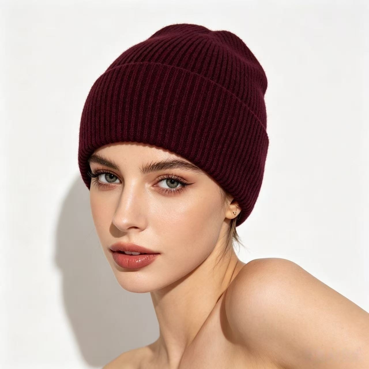 Berretto Termico a Costine Blu - Beanie Cuffed Knit recensione e prezzo