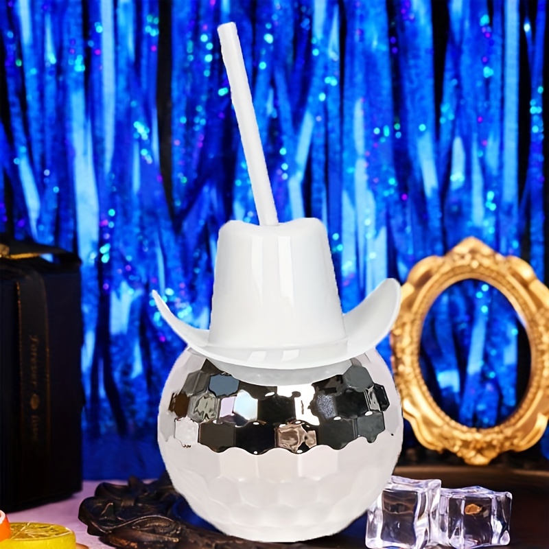 Bicchiere Disco Ball a Forma d - Cowboy Hat Straw recensione e prezzo