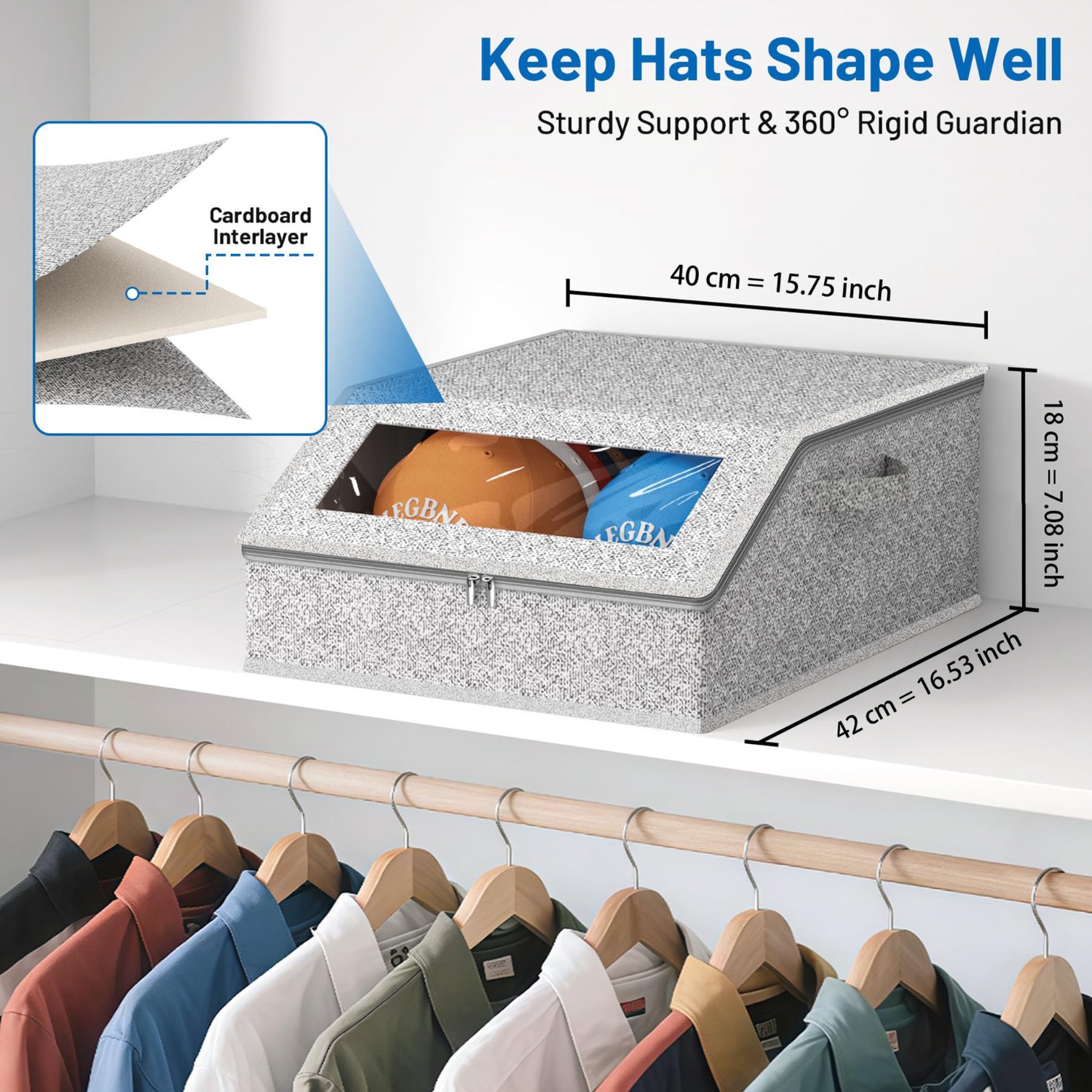 Scatola porta cappelli a doppi - Baseball Cap Structured recensione e prezzo