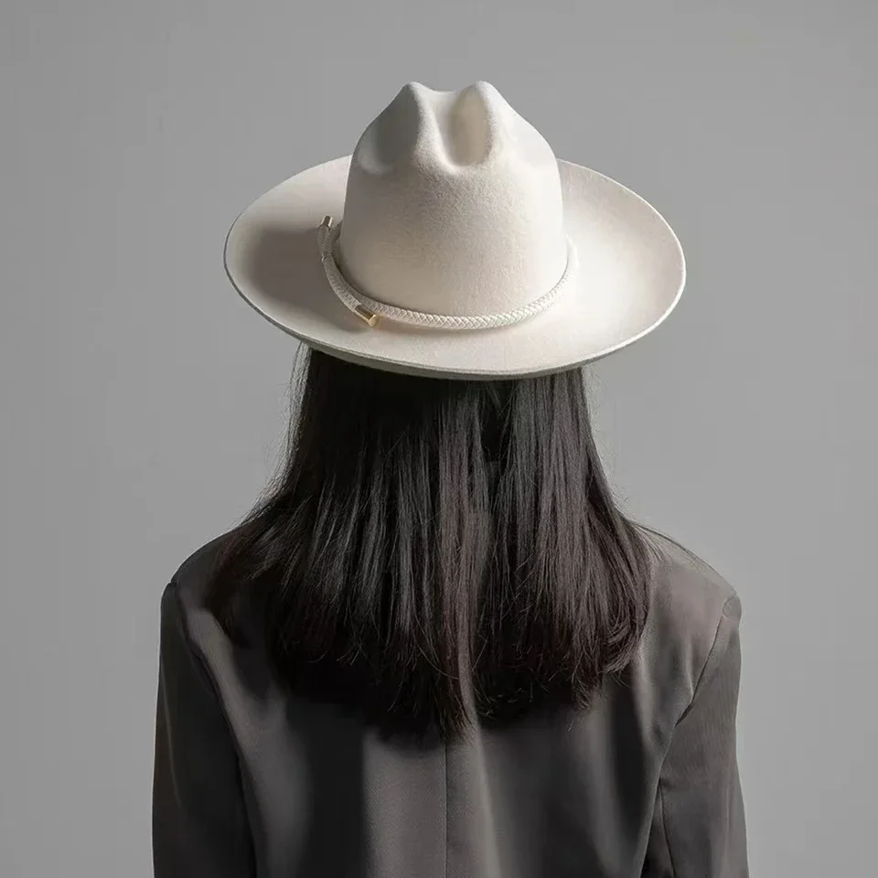2025 Nuovo retrò ins chic felt - Fedora Hat Wool recensione e prezzo