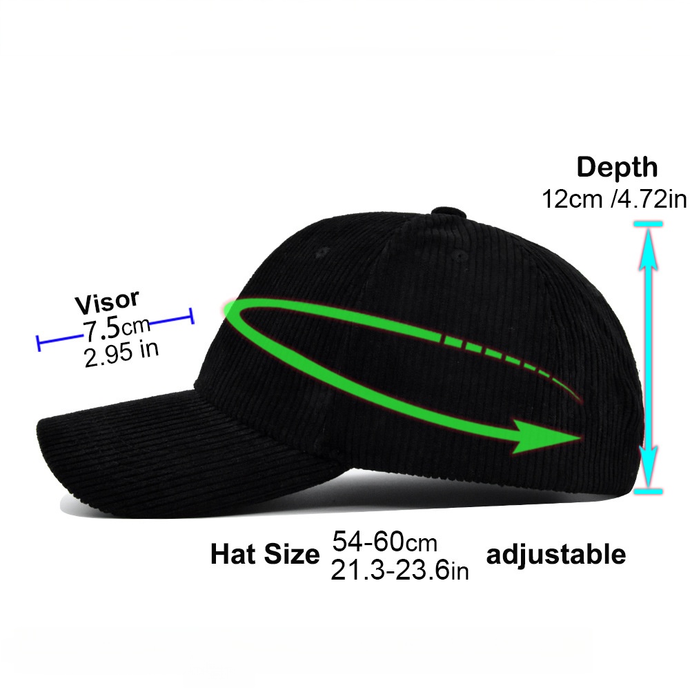 Cappello da camionista in vell - Corduroy Cap 5 Panel recensione e prezzo