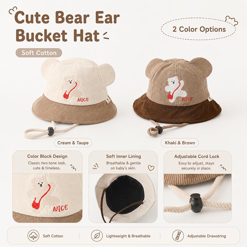 Cappello da Pescatore per Bamb - Bucket Hat Cotton recensione e prezzo