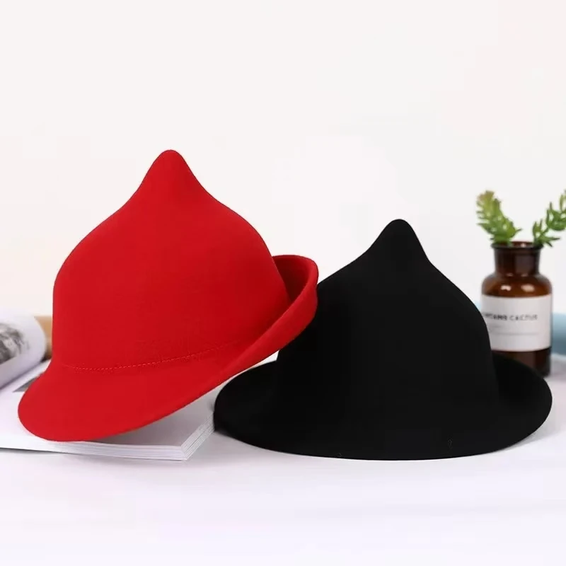 Cappello da strega moderno in  - Fedora Hat Wool recensione e prezzo