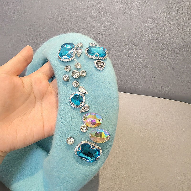 Berretto francese con strass s - Beret French Wool recensione e prezzo