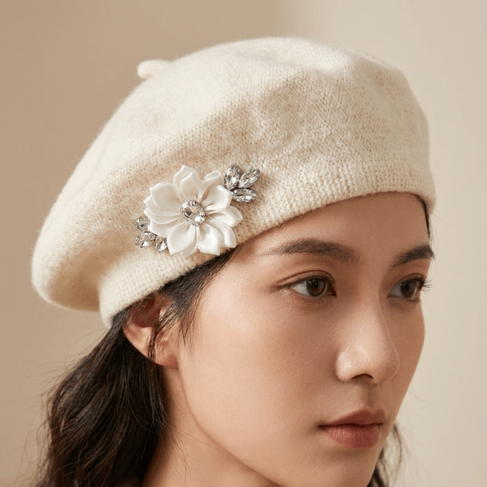 Berretto in Lana Tinta Unita c - Beret French Wool recensione e prezzo