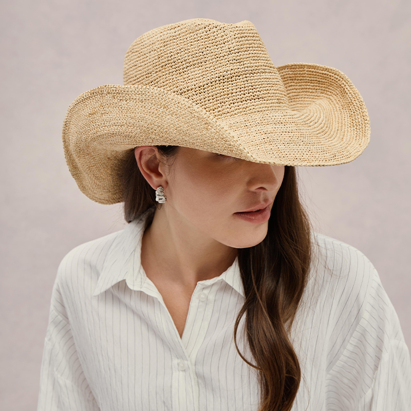 Cappello di Paglia Raffia Prem - Cowboy Hat Straw recensione e prezzo